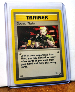 POKEMON SECRET MISSION 118/132 TRAINER GYM HEROES LP-NM - Image 5