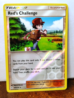 POKEMON RED'S CHALLENGE 184/214 REVERSE HOLO RARE UNBROKEN BONDS LP - Image 1