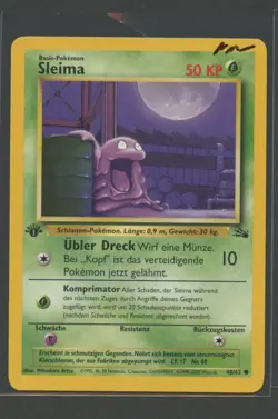 Sleima 1. Edition | Fossil 48/62 | Pokemon Karte Deutsch NM- 2000 WOTC - Image 1