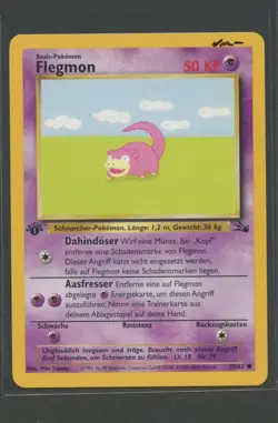 Flegmon 1. Edition | Fossil 55/62 | Pokemon Karte Deutsch NM- 2000 WOTC - Image 3