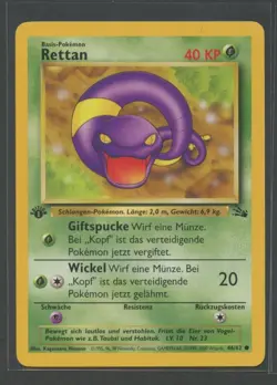 Rettan 1. Edition | Fossil 46/62 | Pokemon Karte Deutsch NM- 2000 WOTC - Image 3
