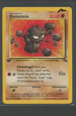 Kleinstein 1. Edition | Fossil 47/62 | Pokemon Karte Deutsch Near Mint 2000 WOTC - Image 5