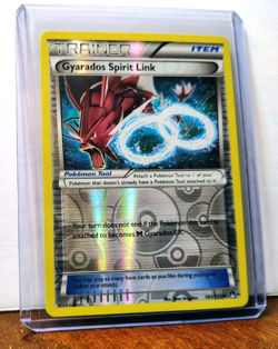 POKEMON GYARADOS SPIRIT LINK 101/122 REVERSE HOLO TRAINER BREAKPOINT LP - Image 5