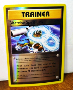 POKEMON BLASTOISE SPIRIT LINK 73/108 REVERSE HOLO XY EVOLUTIONS MP-LP - Image 1