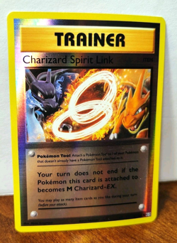 POKEMON CHARIZARD SPIRIT LINK 75/108 REVERSE HOLO XY EVOLUTIONS LP - Image 1