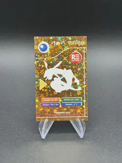 Pokemon Rayquaza #384 Gold Foil Pokedex Black Edition 2024 Peru Us Seller - Image 2