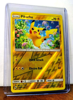 POKEMON PIKACHU 19/68 REVERSE HOLO HIDDEN FATES LP-NM - Image 5