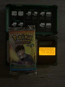 Pokemon Gym Heroes 1st Edition Booster Pack Factory Sealed 2000 HEAVY - Image 3