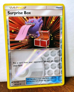 POKEMON SURPRISE BOX 187/214 REVERSE HOLO UNBROKEN BONDS GENGAR MP-HP - Image 1