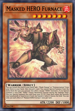 Yugioh! Masked HERO Furnace Maze of the Muertos MZMU-EN015 - Image 1