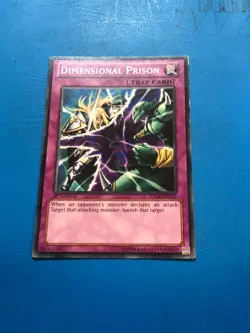 YUGIOH Common Dimensional Prison SDCR-EN033 1st Edition PLAYED - Image 1