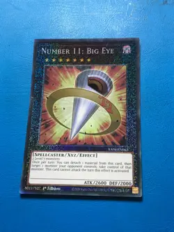 YUGIOH Collector's Rare Number 11: Big Eye RA04-EN062 1st Edition - Image 1