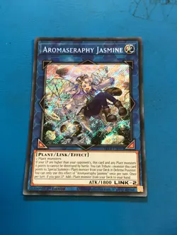 YUGIOH Secret Rare Aromaseraphy Jasmine BLTR-EN093 1st Edition - Image 1