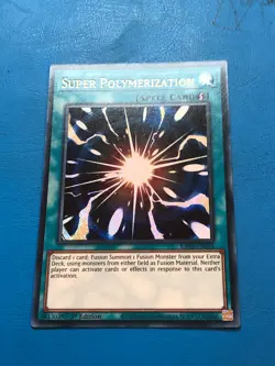 YUGIOH Secret Rare Super Polymerization RA03-EN053 1st Edition - Image 1