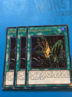 YUGIOH 3x Ultra Rare Predapractice LED5-EN047 1st Edition - Image 1