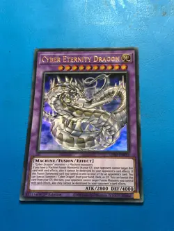 YUGIOH Ultra Rare Cyber Entity Dragon LDS2-EN033 1st Edition - Image 1