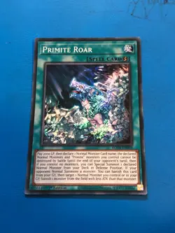 YUGIOH Super Rare Primite Roar ROTA-EN059 1st Edition - Image 1