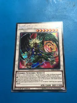 YUGIOH Secret Rare Tengu, The Winged Mayakashi HISU-EN034 1st Edition - Image 1