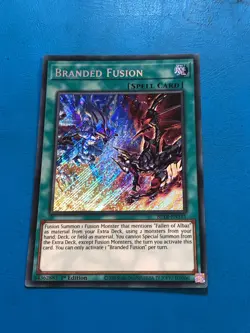 YUGIOH Secret Rare Branded Fusion BLTR-EN111 1st Edition - Image 1