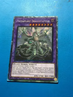YUGIOH Collector's Rare Predaplant Dragostapelia RA01-EN027 1st Edition - Image 1