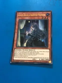 YUGIOH Ultra Rare Ghost Belle & Haunted Mansion DUDE-EN004 1st Edition PLAYED - Image 1