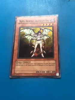 YUGIOH Super Rare Nurse Reficule The Fallen One GX05-EN001 PLAYED - Image 1