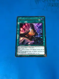 YUGIOH Ultra Rare Triple Tactics Talents MAMA-EN090 1st Edition - Image 1