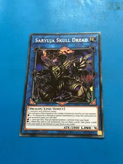 YUGIOH Secret Rare Saryuja Skull Dread MP18-EN202 1st Edition - Image 1