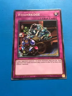 YUGIOH Secret Rare Weighbridge PHHY-EN078 1st Edition - Image 1