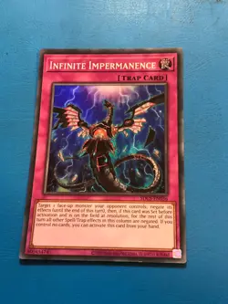 YUGIOH Super Rare Infinite Impermanence SDCS-EN036 - Image 1