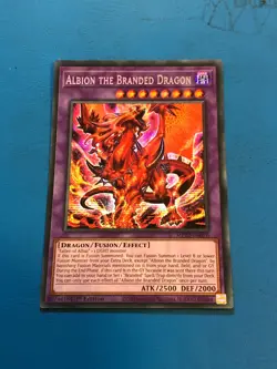 YUGIOH Secret Rare Albion The Branded Dragon MP22-EN076 1st Edition - Image 1