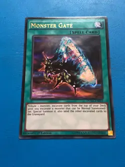 YUGIOH Ultra Rare Monster Gate DUSA-EN055 1st Edition - Image 1