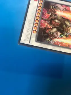 YUGIOH Secret Rare Trident Dragion LC5D-EN237 1st Edition PLAYED - Image 3