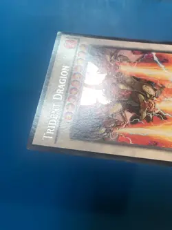 YUGIOH Secret Rare Trident Dragion LC5D-EN237 1st Edition PLAYED - Image 4