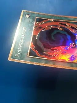 YUGIOH Gold Rare Polymerization MAGO-EN044 1st Edition PLAYED - Image 3