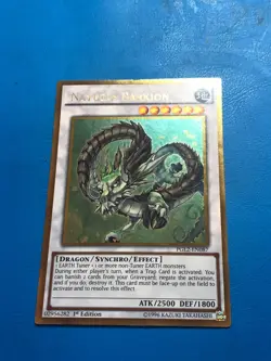 YUGIOH Gold Rare Naturia Barkion PGL2-EN087 1st Edition - Image 1