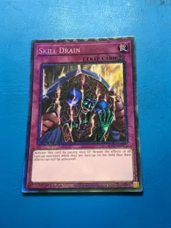 YUGIOH Collector's Rare Skill Drain RA02-EN077 1st Edition - Image 1
