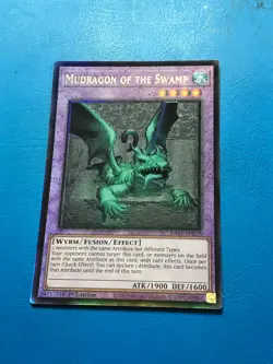 YUGIOH Ultimate Rare Mudragon Of The Swamp RA01-EN028 1st Edition - Image 1