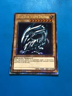 YUGIOH Quarter Century Rare Blue-Eyes White Dragon MP24-EN001 1st Edition - Image 1