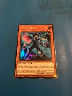 YUGIOH Ultra Rare K9-17 Izuna JUSH-EN031 1st Edition - Image 1