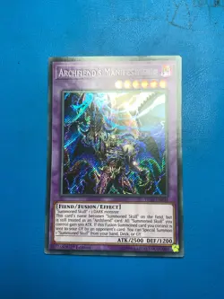 YUGIOH Secret Rare Archfiend's Manifestation FIGA-EN034 1st Edition - Image 1