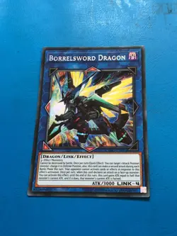YUGIOH Secret Rare Borrelsword Dragon CYHO-EN034 - Image 1