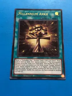 YUGIOH Ultra Rare Millennium Ankh INFO-ENSP1 - Image 1