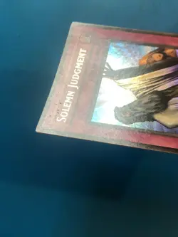 YUGIOH Ultra Rare Solemn Judgment MRD-127 PLAYED - Image 3