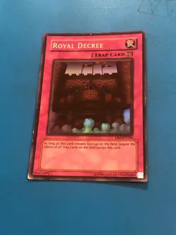 YUGIOH Super Rare Royal Decree DB2-EN106 PLAYED - Image 1