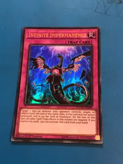 YUGIOH Ultra Rare Infinite Impermanence DUOV-EN099/DUPO-EN100 1st Edition - Image 1