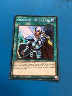 YUGIOH Secret Rare Crossout Designator RA02-EN063 1st Edition - Image 1