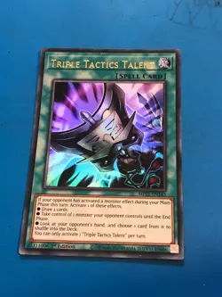 YUGIOH Ultra Rare Triple Tactics Talent MP21-EN143/MAMA-EN090 1st Edition - Image 1