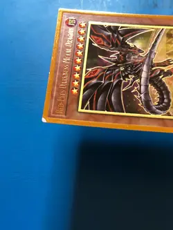YUGIOH Gold Rare Red-Eyes Darkness Metal Dragon MGED-EN009 1st Edition PLAYED - Image 3
