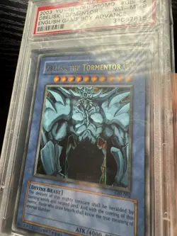 2003 YU-GI-OH! OBELISK THE TORMENTOR Game Boy GBI-002 - PSA 8 - Image 3